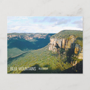 Blåberg i Govetts Leap Australia Vykort