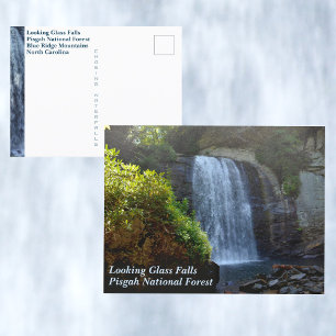 Blåberg i Ridge Waterfall Tittar glasbågar Vykort