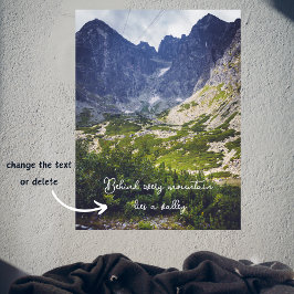 Blåberg toppar och dal poster