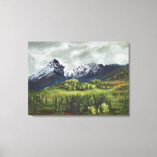 Blåberget längst norrut: Canvas Uncroved