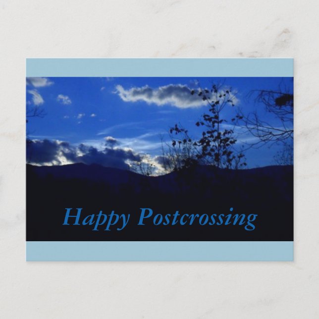 Blåbergsvykort Vykort (Framsida)