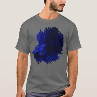 Blåbetta Splendens, manlig fiskdesign T Shirt