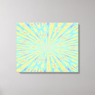 Blåbildsformad Abstrakt Canvastryck