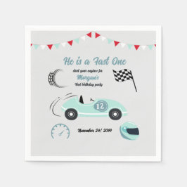 Blåbilsdagen i Tävling, två snabba, snabba, Pappersservett