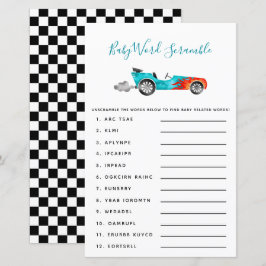 Blåbilsspel i Baby Ord vid Tävling