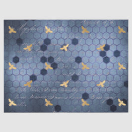 Blåbiseriens design 12-vävnadspapper