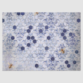 Blåbiseriens design 13-vävnadspapper