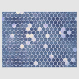 Blåbiseriens design 14-vävnadspapper