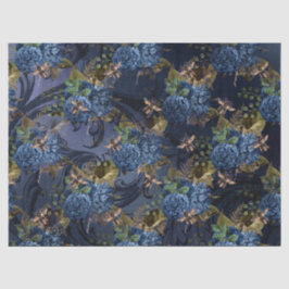 Blåbiseriens design 16-vävnadspapper