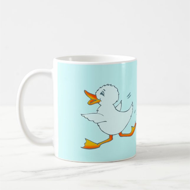 Blåblå anka mugg (Vänster)