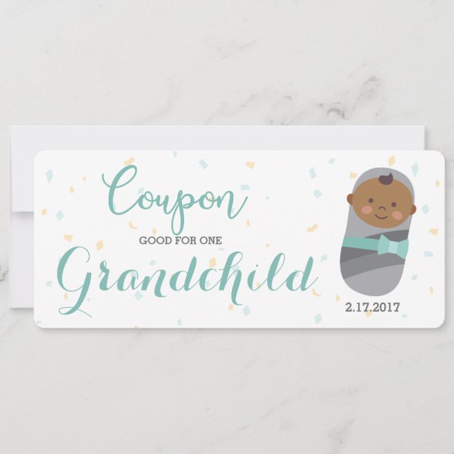 Blåblå Baby Meddelande (Framsida)