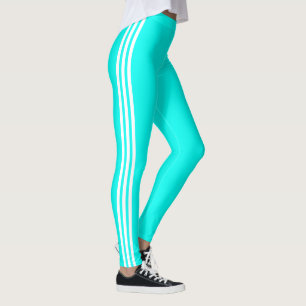 Blåblå baljväxter vid sidan av Rand väljer ditt Fä Leggings