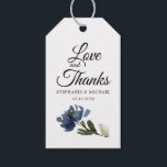 Blåblå Blommigt, botaniska Presentetikett<br><div class="desc">Den vackra botaniska bröllop-presentens blommigt har handmålad blommigt med vattenfärg / ro i rik av marinblått och  rosa / persika och charmering av märkre-teckensnitt. Kontakta mig om du behöver hjälp med anpassning eller om du behöver någon annan produkt med den här designen.</div>