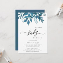 Blåblå botaniska flottor | Skriptvisare för babykl