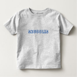 Blåblå brev t shirt