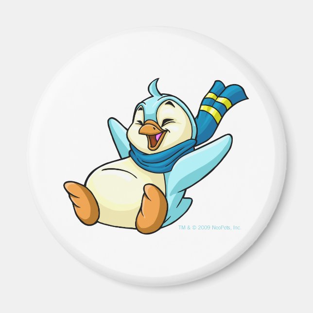 Blåblå Bruce Magnet (Framsidan)