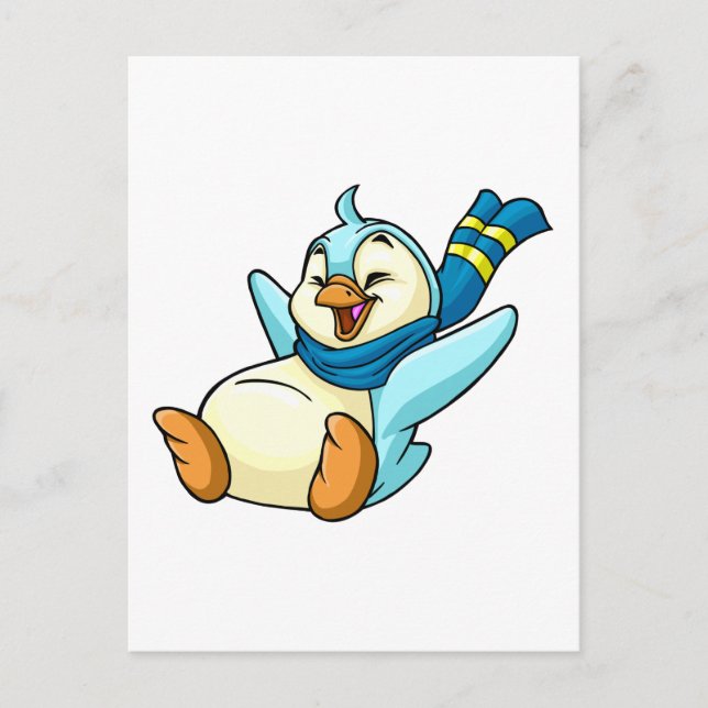 Blåblå Bruce Vykort (Framsida)