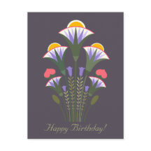 Blåblå egyptisk lotus-ornament CC1020