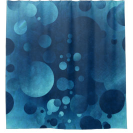 Blåblå geometriska cirklar