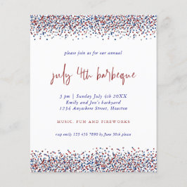 Blåblå Glitter, 4 juli BQ Inbjudan