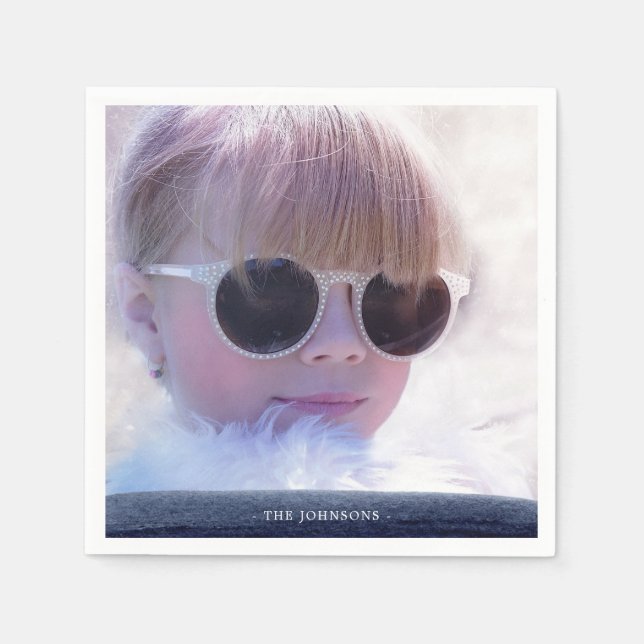 Blåblå God jul Pappra blöjor Pappersservett (Framsidan)