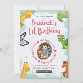 Blåblå grönt blå vatten färg inbjudningar