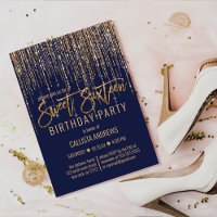 Blåblå Guld-Glitter-kantdraperier, Sverige 16