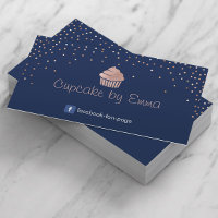 Blåblå konfetti Ro Guld Cuptårta Modern Confetti