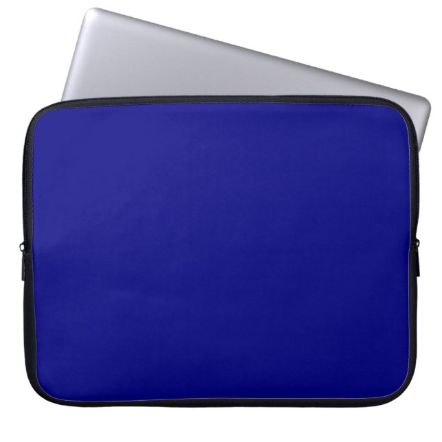 Blåblå marin laptop fodral (Framsidan)