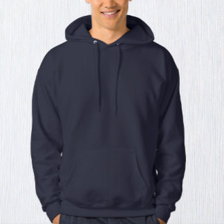 Blåblå Mode-hoodie i manar / Anpassa Hoodie
