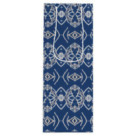 Blåblå och vit Snö-former i mönster