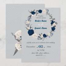 Blåblå och vita blommor botaniska andedräkten bröl