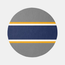 Blåblå Orange Vit Grått Tävla Rand