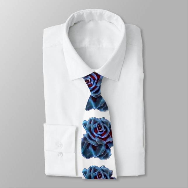 Blåblå Ro Groom White Bröllop Slips (Bunden)