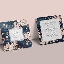 Blåblå Sakura Flowers