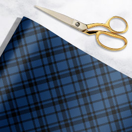 Blåblå skotsk Tartan Play Helgdag Presentpapper