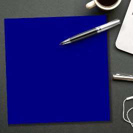 Blåblå Solid Färg | Klassisk | ELEGANT Anteckningsblock