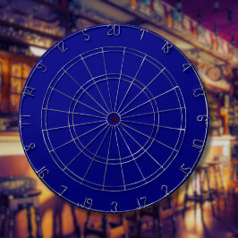 Blåblå Solid Färg | Klassisk | ELEGANT Darttavla