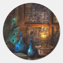 Blåblå solkräm i Cabin-lampscen