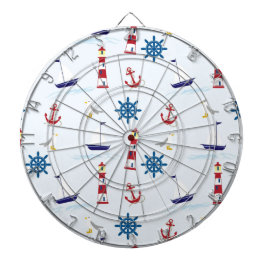 Blåblå sommardesign darttavla