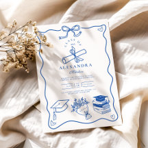 Blåblå Studentfest i hand plockade