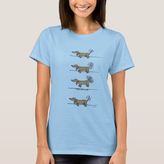 Blåblå Tshirt T Shirt (Framsida)