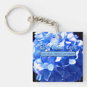 Blåblåa blommigtar (elegant blue hydrangeas)