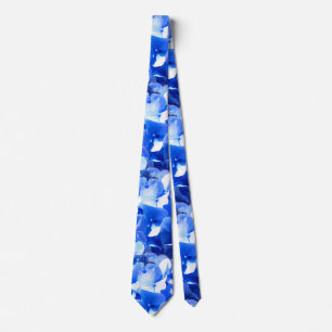 Blåblåa blommigtar (elegant blue hydrangeas) slips