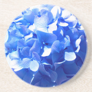 Blåblåa blommigtar (elegant blue hydrangeas) underlägg
