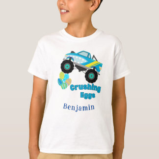 Blåblåa Lastbil-kycklingar i påsk T Shirt