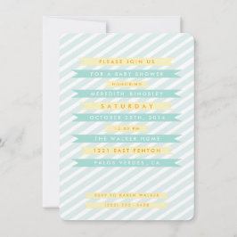 Blåblåa Vintagar - barnbildsinbjudningar Inbjudningar