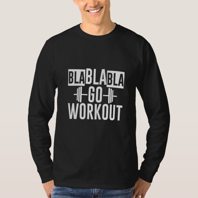 Blablabla Gå Träning  Premium T Shirt (Framsida)