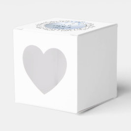 Blåblåblått blått blåblåblåsor i silver presentaskar