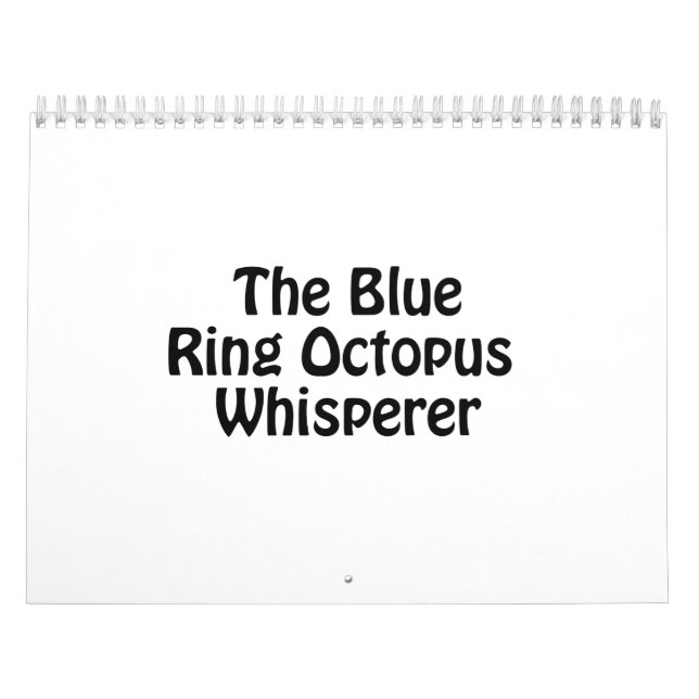 Blåbläckfisk av ring kalender (Omslag)